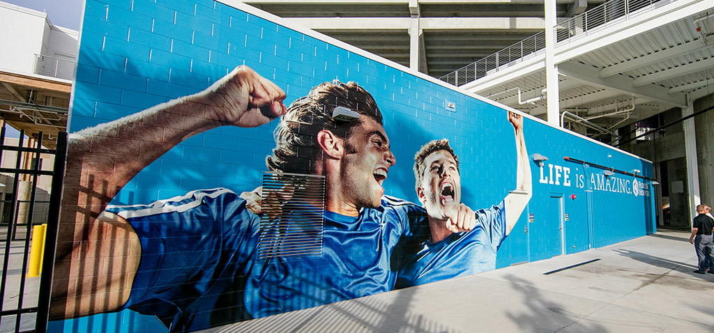 Outdoor Stadium Wall Graphic